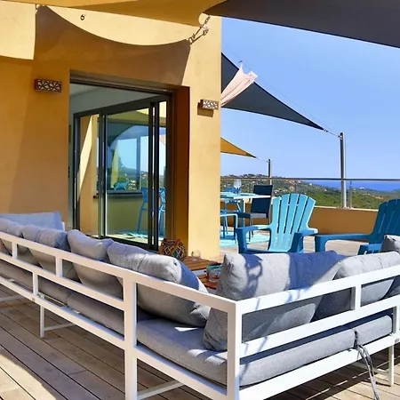 וילה Vista 5 Etoiles 8 Pers Piscine Chauffee 5 Mn Plage En Voiture סנט-לוסידה פורטו-וקיו