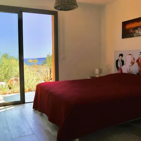 Vista 5 Etoiles 8 Pers Piscine Chauffee 5 Mn Plage En Voiture וילה סנט-לוסידה פורטו-וקיו