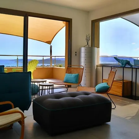 Vista 5 Etoiles 8 Pers Piscine Chauffee 5 Mn Plage En Voiture * סנט-לוסידה פורטו-וקיו