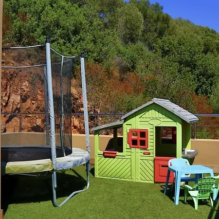 Vista 5 Etoiles 8 Pers Piscine Chauffee 5 Mn Plage En Voiture סנט-לוסידה פורטו-וקיו